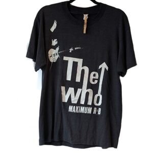 Vintage The Who Black Graphic T-Shirt
